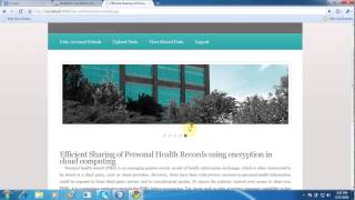 Efficient Sharing of Personal Health Records using encryption in cloud computing