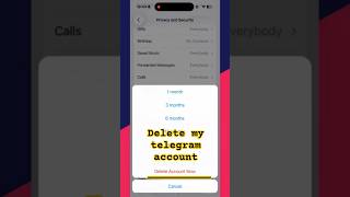 How to Delete Telegram Account 🗑️