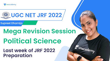 Mega Revision Session: Political Science | UGC NET JRF 2022 | Supreet Dhamija
