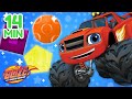 Blaze Shape Game Ep 1-3 Compilation! | Blaze and the Monster Machines