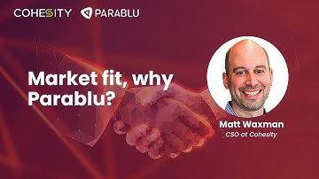 Market fit, why Parablu