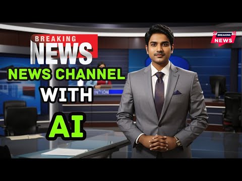 How To Create A News Channel With AI  AI News Video Generator  AI Lip Sync  No voice No Face