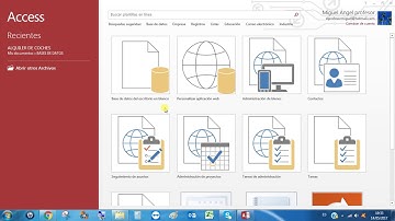 CURSO DE ACCESS CAPÍTULO 1: CREAR UNA BASE DE DATOS EN ACCESS. OFIMÁTICA FÁCIL MIGUEL ÁNGEL SIERRA