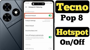 How to turn on hotspot on Tecno Pop 8 || Tecno Pop 8 me hotspot kaise on kare ||