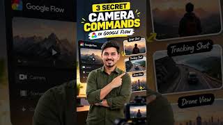 3 SECRET Camera Commands in Google Flow 🔥 | AI Video Tricks