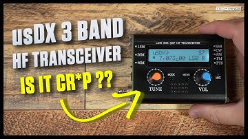 usDX 3-band draagbare HF-transceiver: is deze geschikt?