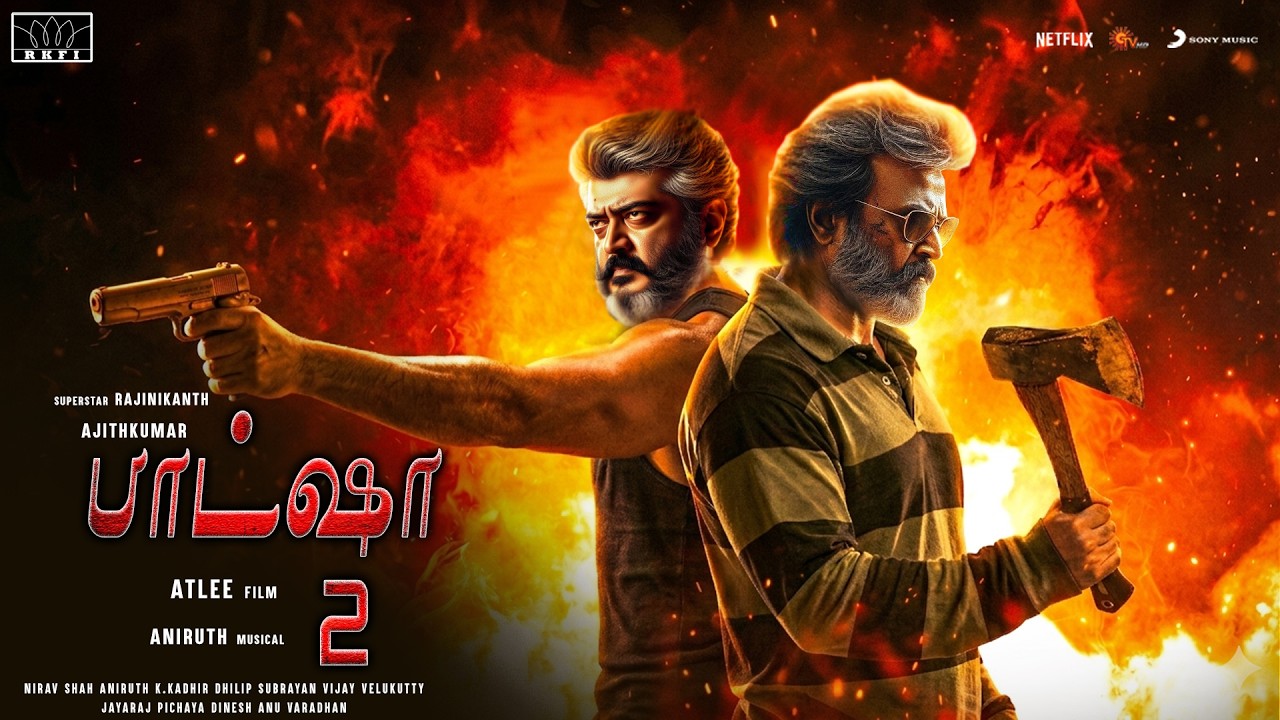 Baasha-2 Official Trailer - Rajinikanth | Ajith Kumar | Anirudh | Atlee ...