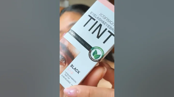 Iconsign brow & lash tint review 🤩 #shorts