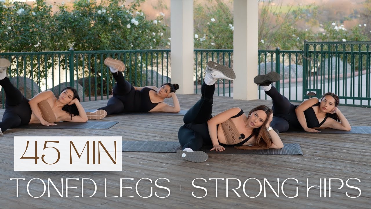 BEST Workout for Toned, Sculpted Legs | Increase Strength + Hip Mobility \\ No Equipment