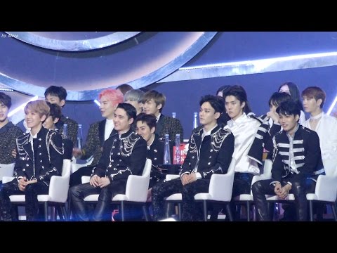 170114 엑소 (EXO) - 대상발표, 가수석대기 리액션 Reaction [전체] 직캠 Fancam (제31회 골든디스크 어워즈) by Mera