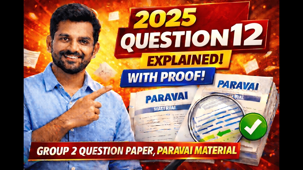 GENERAL ENGLISH GROUP 2 - QUESTION 12- WITH PROOF (PARAVAI MATERIAL)
