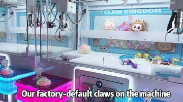 Mini Claw 4-Player Crane Machine | Cute Arcade Vending GameAges#vendingmachine #chuanyueanimation