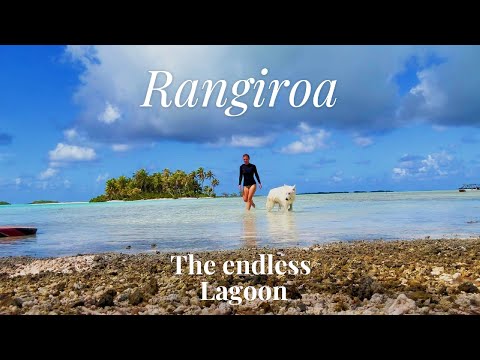 Rangiroa- the biggest atoll in French Polynesia. Blue Lagoon
