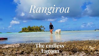 Rangiroa- the biggest atoll in French Polynesia. Blue Lagoon