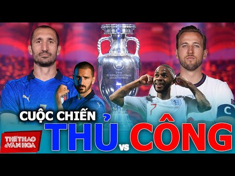 Video [CHUNG KẾT EURO 2021] Ý vs Anh: Cuộc chiến khốc liệt... - youtube