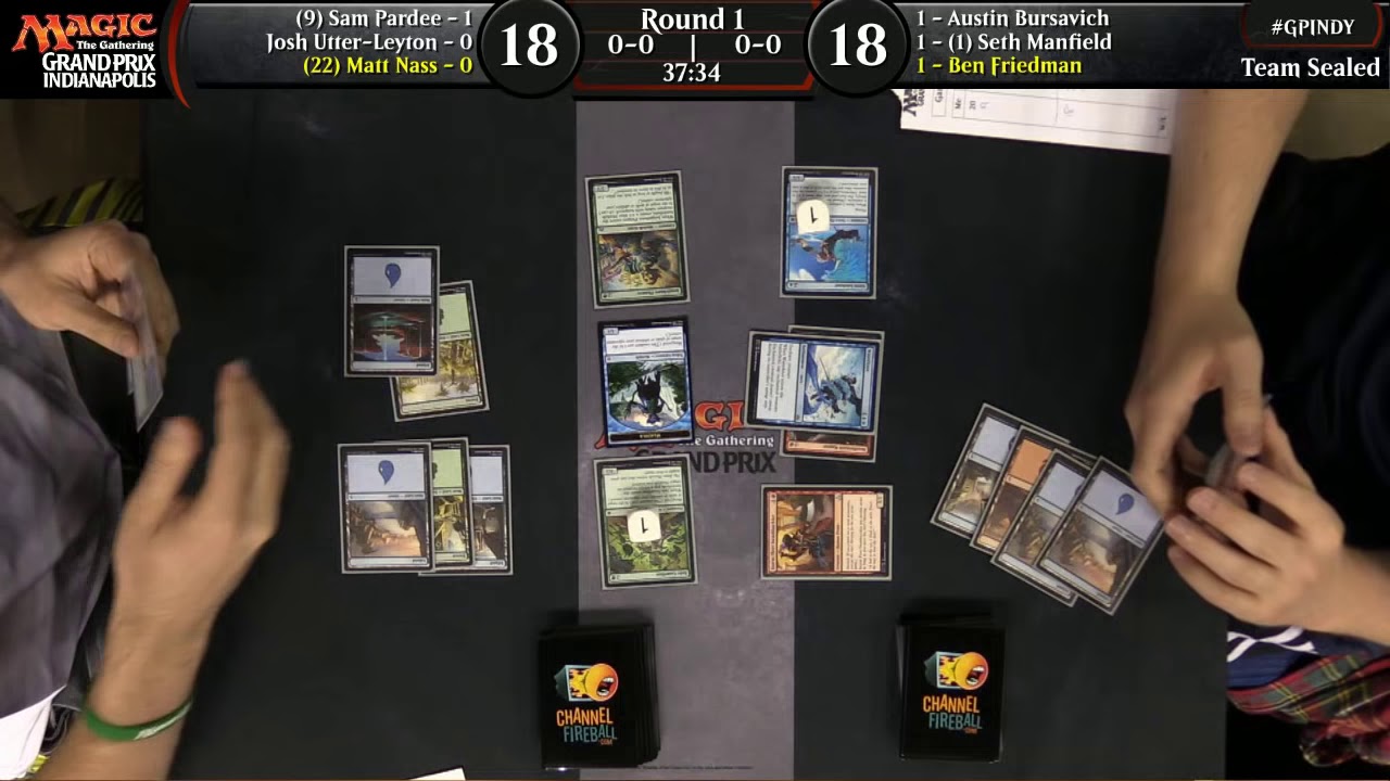Magic the Gathering GP Indianapolis 2018 Round 1 - YouTube