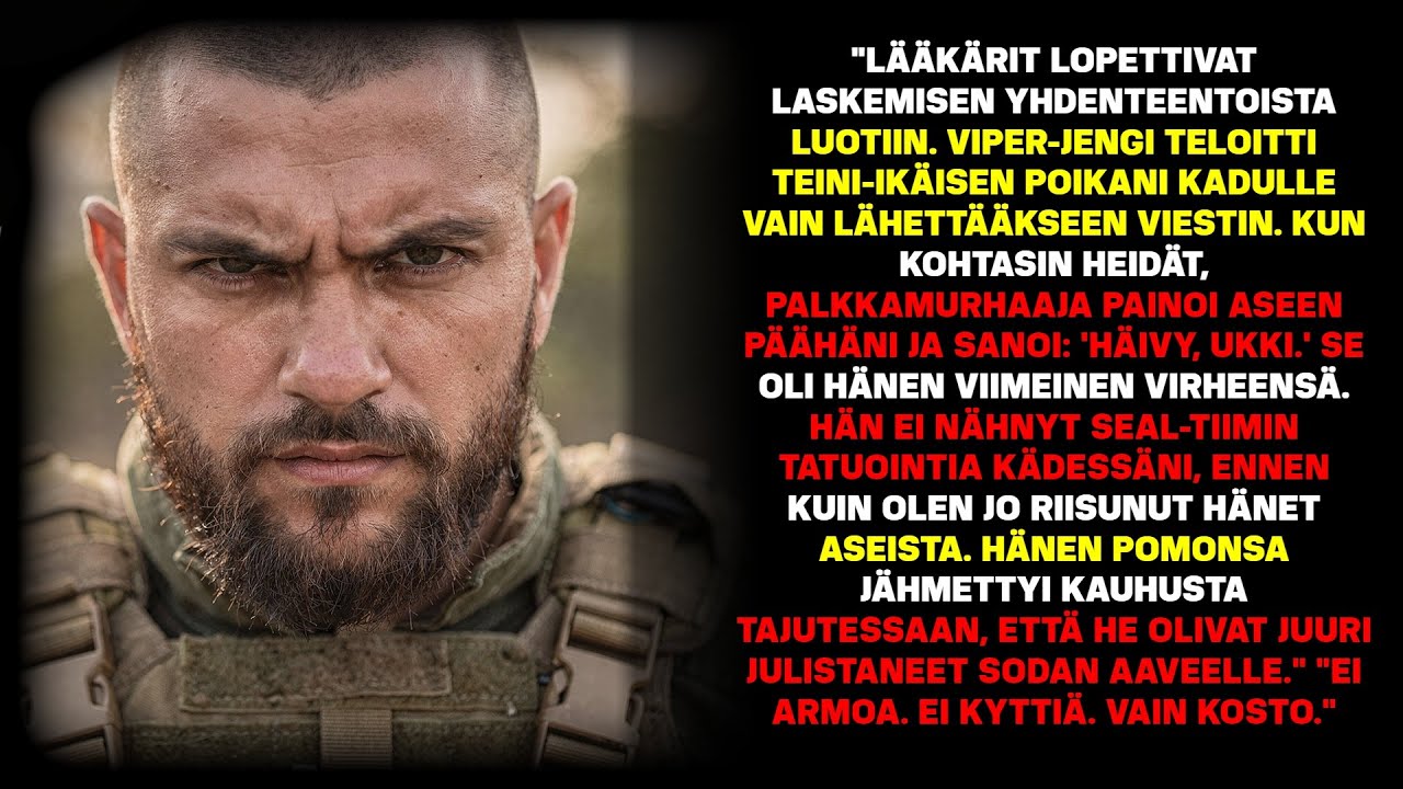 Mafia ampui poikaani 11 kertaa – Sitten he jäätyivät, kun kuulivat että olin SEAL-johtaja.