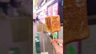 Unique sweets at a traditional market in Seoul