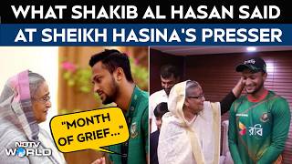 Sheikh Hasina Press Conference | "August As A Month Of Grief...": Shakib Al Hasan To Sheikh Hasina screenshot 2