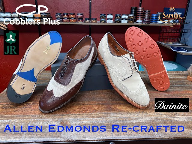 Allen Edmonds Players Shoe & Strawfut with new JR Soles Dainite
