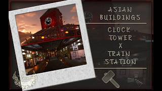 Asian  Wipe in RUST  🌸 Clock Tower x Train Station 💖