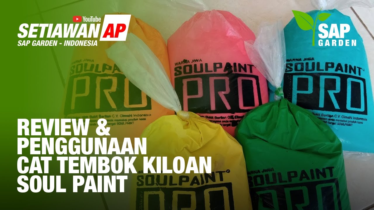 Review Cat Tembok Kiloan Soul Paint Warna Warni YouTube