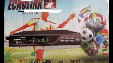 ECHOLINK ST 7777 HD RECEIVER NEW AUTO ROLL POWER VU SOFTWARE 24 0CT 2018