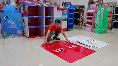 Cardboard Dumpbin Floor Standing For Daily Commodities