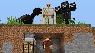 Minecraft Manhunt, but Hunters can turn into MOBS!?