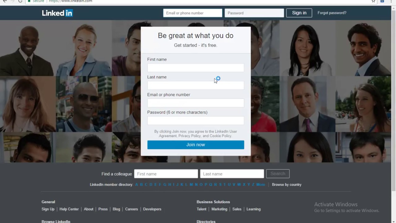 how to share your linkedin profile link - YouTube