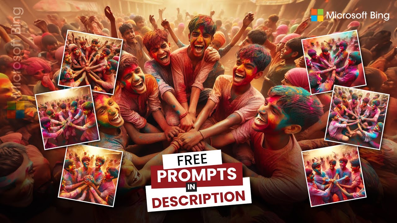 Holi AI Photo Editing 😱 Holi Photo Editing 💥 Holi Photo Editing 2024 ✨ Microsoft Bing 💯