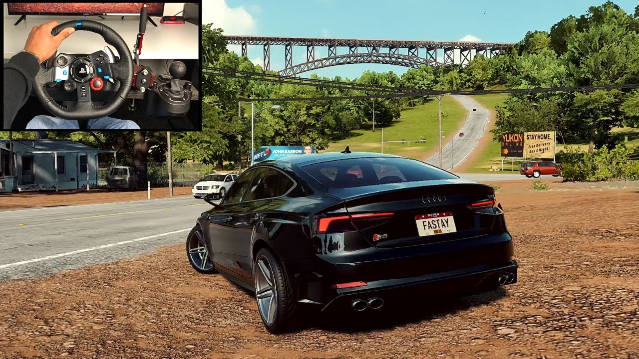 NFS HEAT AUDI S5 SPORTBACK - Logitech G29 gameplay