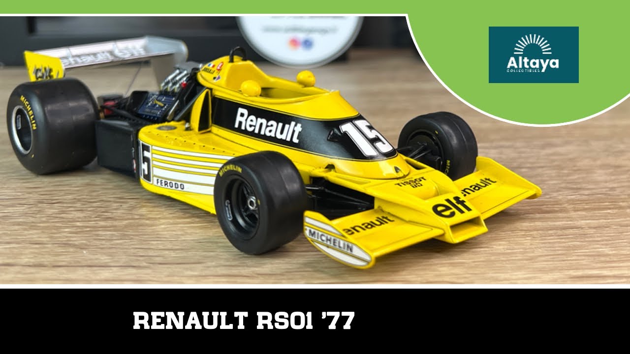Unboxing Renault RS01 1977 Altaya 1/24ème Collection « Les Grandes ...