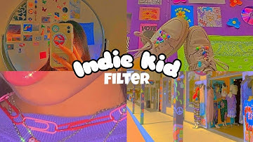 how to make your video look aesthetic indie kid filter—tutorial ✨