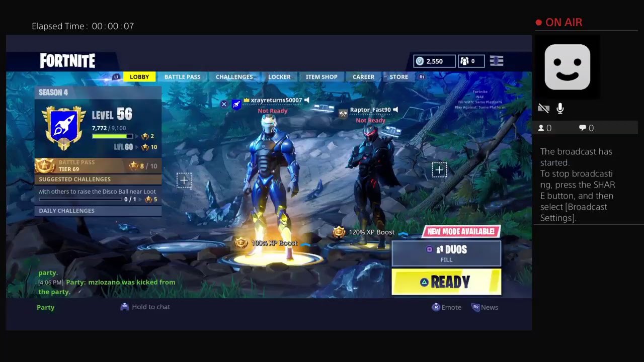 xrayreturns50007's Live PS4 Broadcast