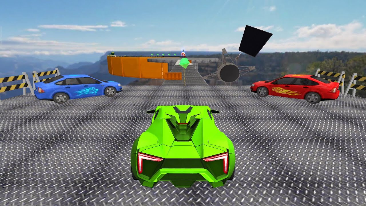 Mega Ramp Stunt Car Extreme 3d - Mega Stunt Ramp Racing Simulator ...