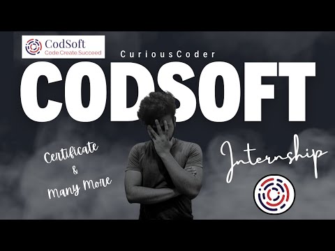 CodSoft Internship ?