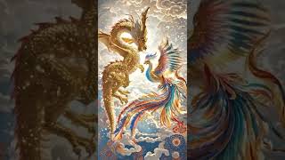 Simorgh Dance with Golden Dragon