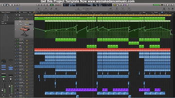 Logic Pro X Midi Construction Template - They Want It (Deep House Style)