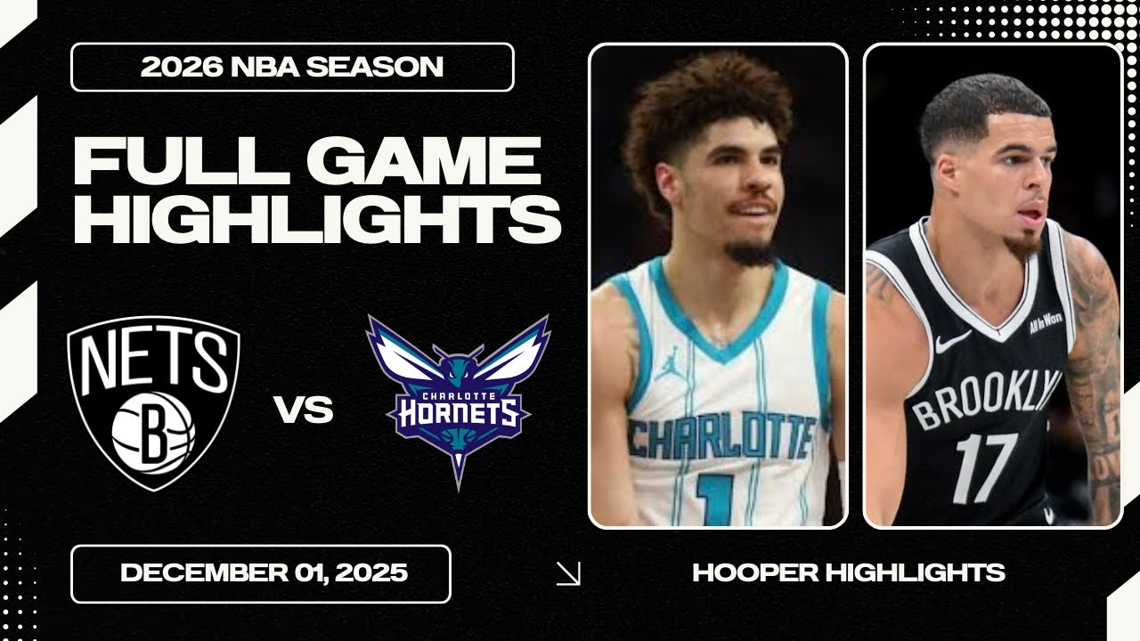Charlotte Hornets vs Brooklyn Nets Full Game Highlights | Dec 1 | 2026 NBA Season