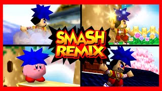 Goemon In Smash 64??? Goemon Full Moveset Taunts, Kirby Hat & More Smash Remix 64 Mod