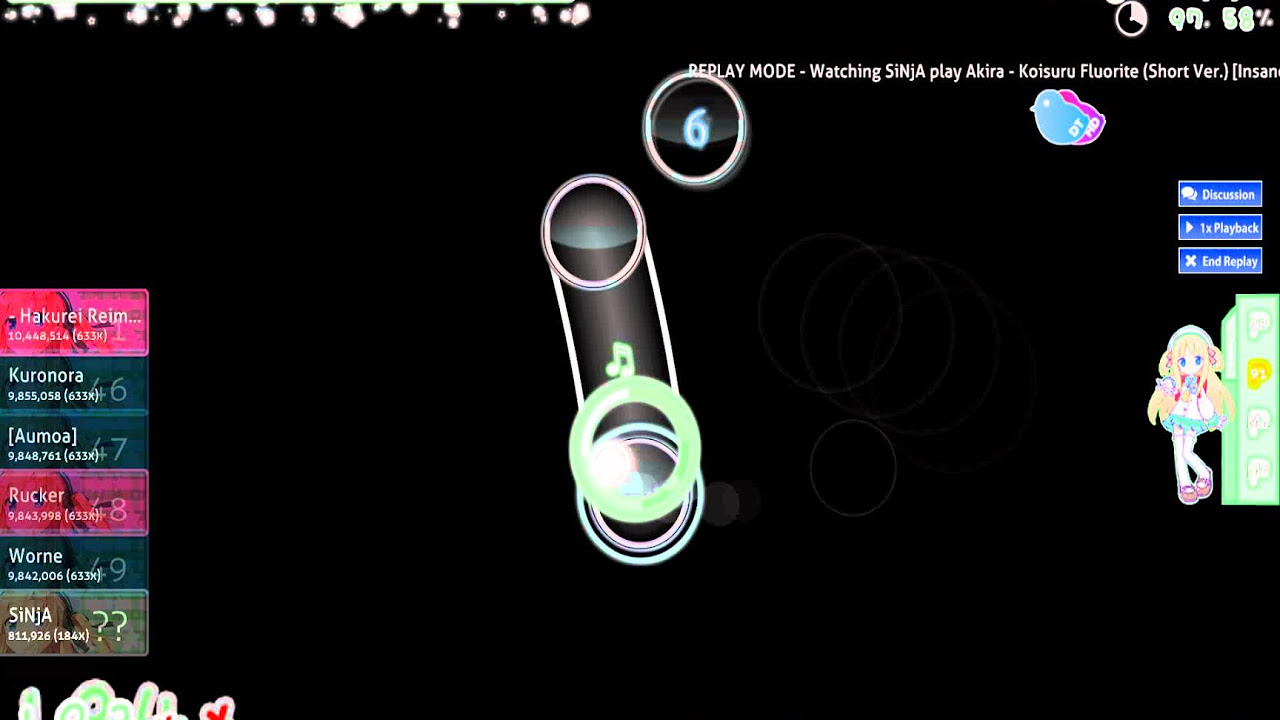 OSU -Akira - Koisuru Fluorite (shot Ver.) [Insane] +HD DT