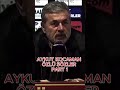 AYKUT KOCAMAN İLAÇLA ZEHRİ AYIRAN DOZUYMUŞ !! ÖZLÜ SÖZLER PART 1 #futbol #shorts #fenerbahçe