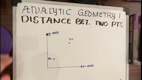 Distance Between Two Points | Analytic Geometry 1 | Equidistant