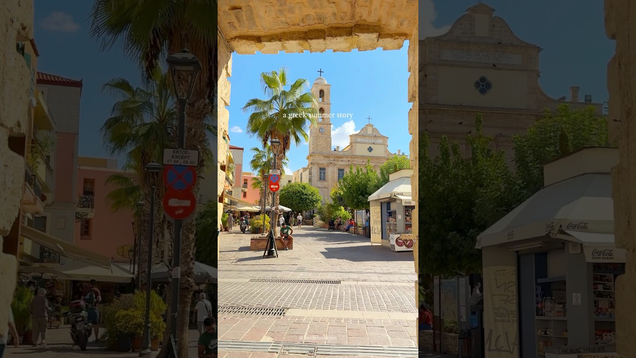 📍Chania, Crete Island - Greece 🇬🇷 