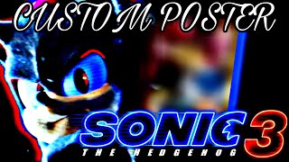 MAKING A CUSTOM SONIC MOVIE 3 SHADOW WALLPAPER [ADIL PICSART KING] screenshot 2