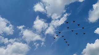 Queens Platinum Jubilee Raf Flypast Airshow 2022