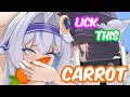 ASMR 3DIO LICK THAT CARROT CHARLOTTE Wet Drooling Kiss Ear Licking