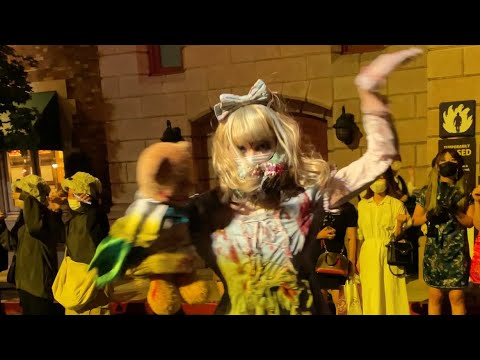 【usj ホラーナイト】女の子ゾンビちゃんのラタタダンスかわいい【アイドルゾンビ@ゴシックキラーキューティー】2022