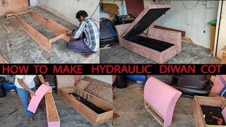 HOW  TO  MAKE  HYDRAULIC  DIVAN  COT//MAKE DIVAN COT//hydraulic bed fitting video//DIVAN COT BEST